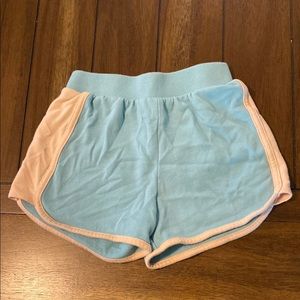 Disney's The Little Mermaid Child's Blue and White Shorts Toddler Kid - M (7/8)